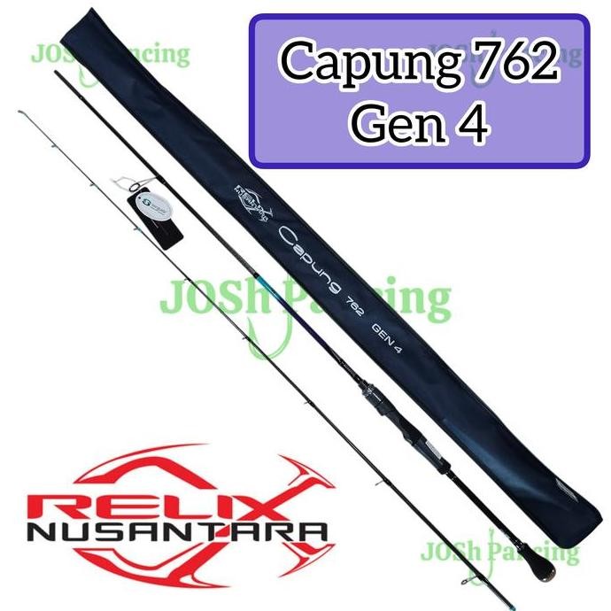 

Terlaris Joran Capung 762 Gen 4 5-10Lb Relix Nusantara 228Cm Spinning