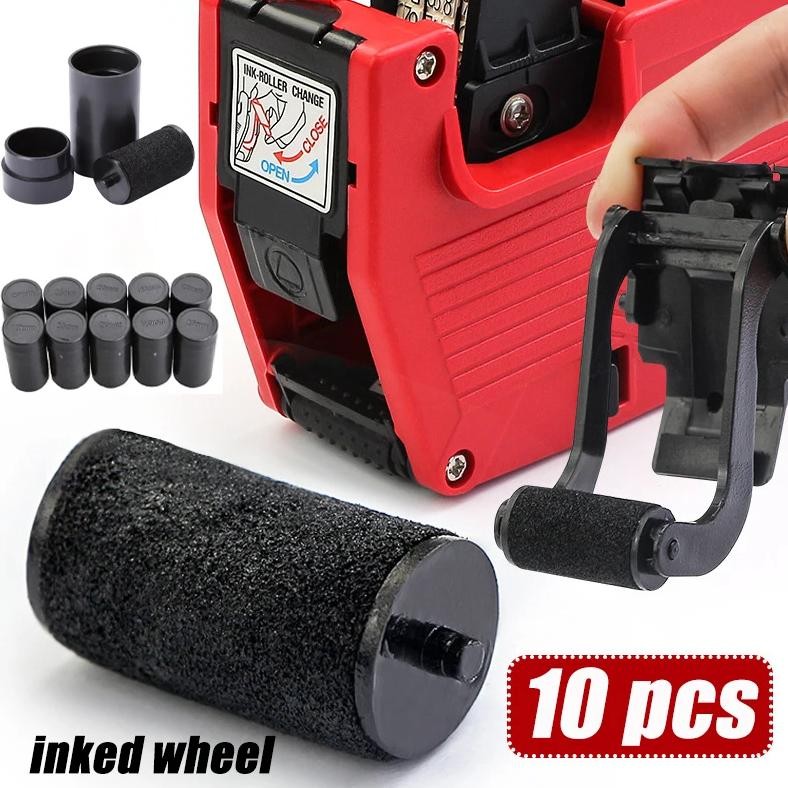 

10Pcs 20Mm Refill Ink Rolls Ink Cartridge For Mx5500 Marking Price Labeler Tag Guns Print Equipment Roller Price Tag Tool