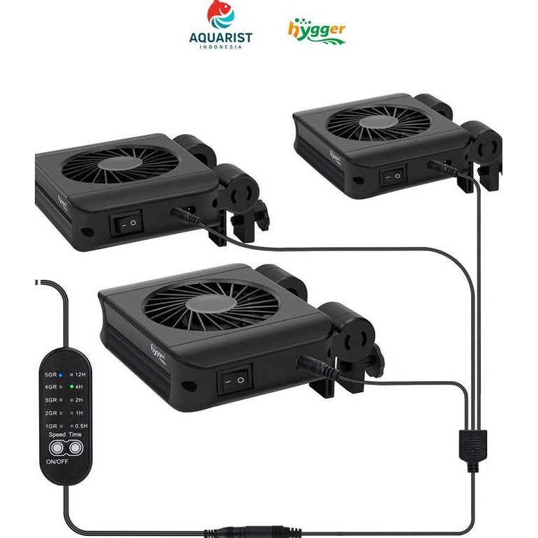 Kipas Fan Aquarium Aquascape Hygger / Hygger Aquarium Chiller Cooling Fan With Controller