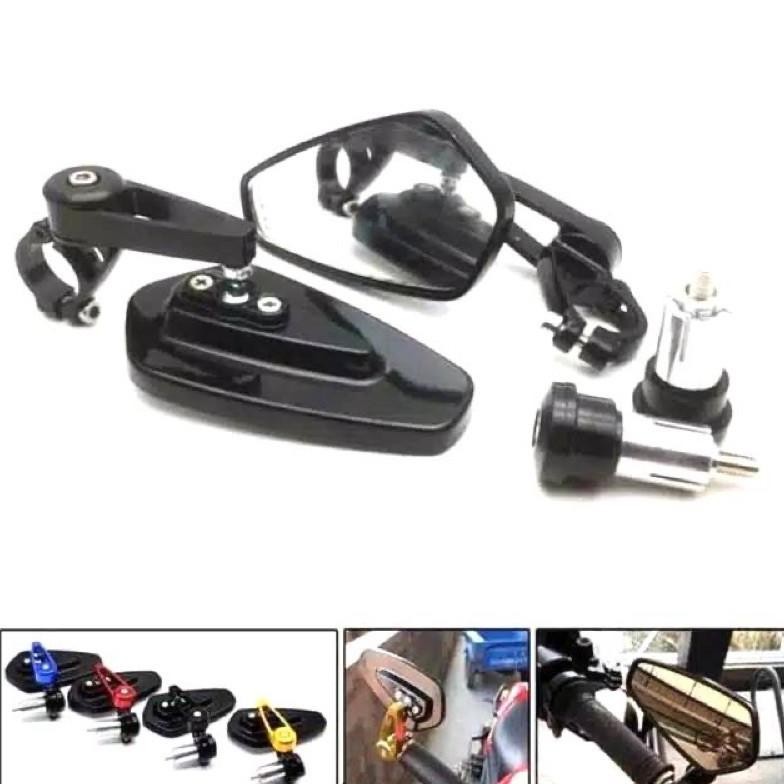 Spion Jalu Oval | Spion Jalu Bar End Kaca Bening