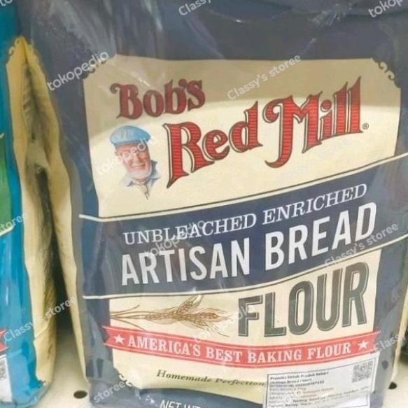

Terlaris Bobs Red Mill Artisan Bread Flour/Tepung 2,27 Kg