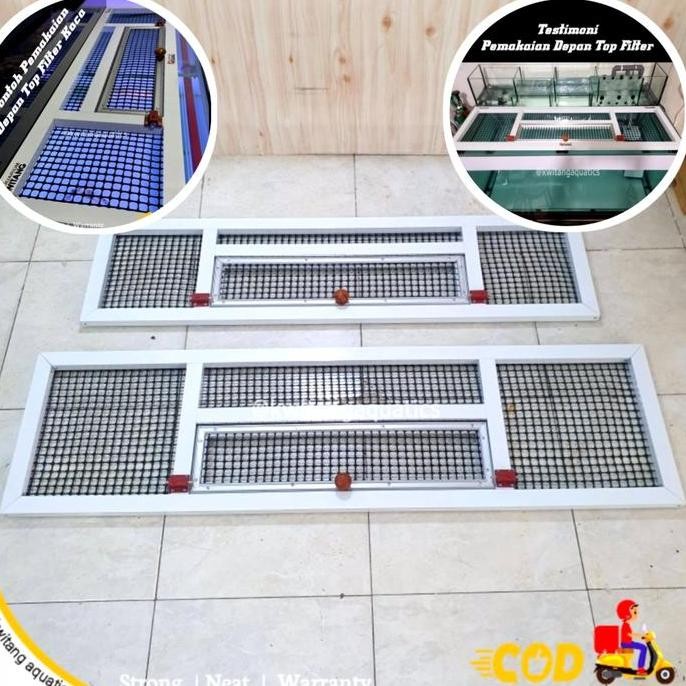 Tutup Aquarium / Tutup Aquarium Alumunium Kawat / Tutup Aquarium 100
