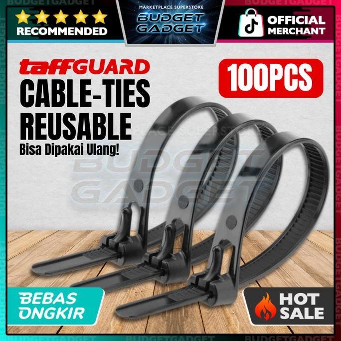 

TaffGUARD Kabel Ties Reusable Zip Cable Organizer 100 PCS
