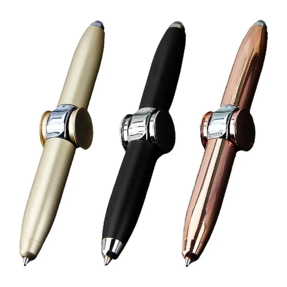 

Led Pen Ball Pen Fidget Spinner Pressure Student Gift Ballpoint Spin Pen Twirling Led Rotating Pen Stationery Fidget Pen