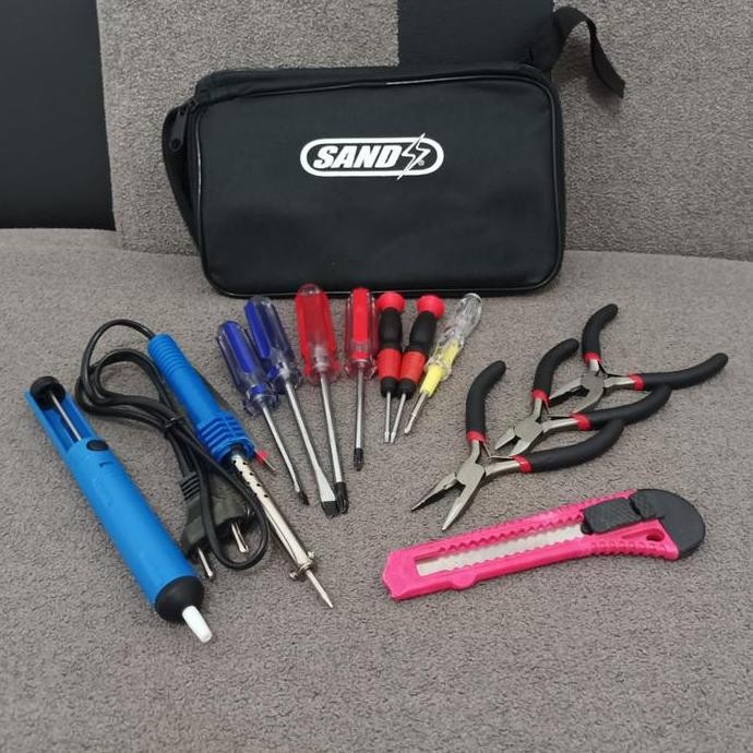 Toolkit Set 14 Pcs Toolkit Electrical Toolkit Alat Reparasi Elektronik