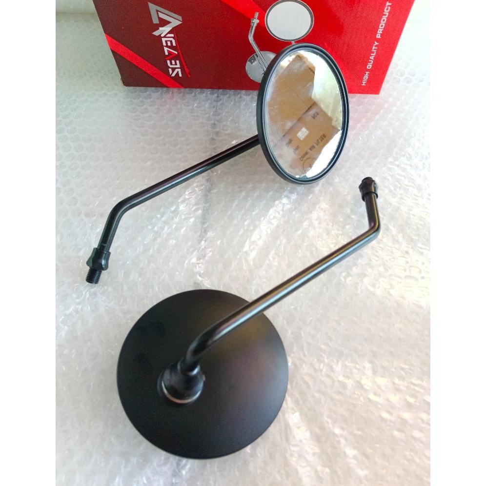 Spion Retro Bulat Tangkai Panjang Klasik Honda CB 100 Scoopy Genio Beat Fi Megapro Grand C70 Japstyl