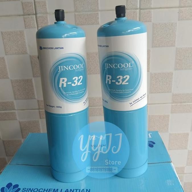 JINCOOL SINOCHEM - FREON AC R32 (KALENG 650GRAM) FREON JINCOOL