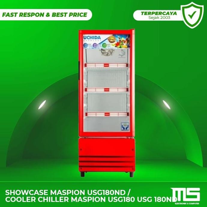 Terlaris Showcase Maspion Usg180Nd / Cooler Chiller Maspion Usg180 Usg 180Nd Ready Stok