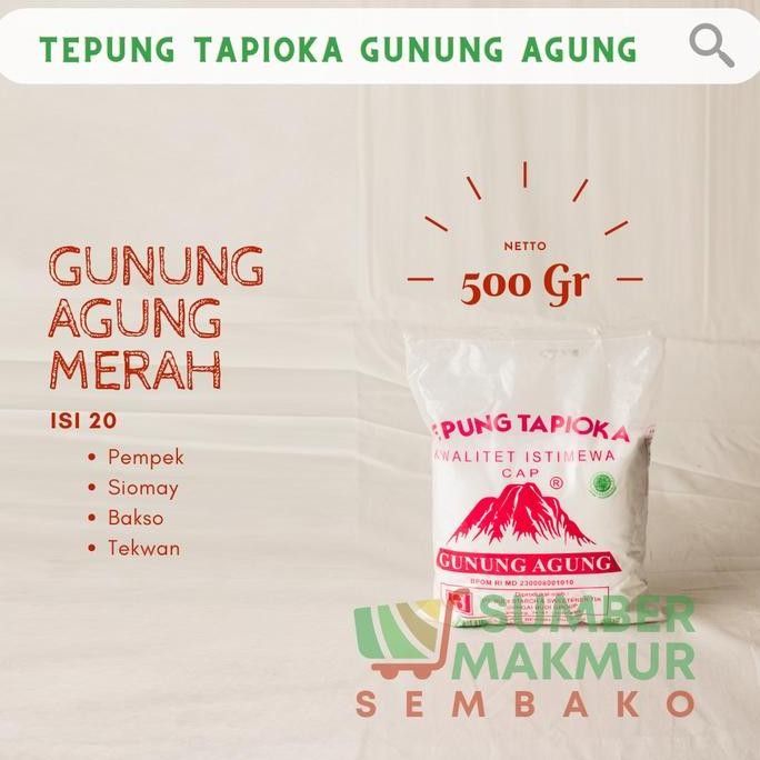 

Murah Tepung Tapioka Cap Gunung Agung Dus