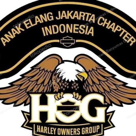 Murah Atasan/Kaos/T-Shirt/Hog Anak Elang Jakarta Chapter Indonesia Gold