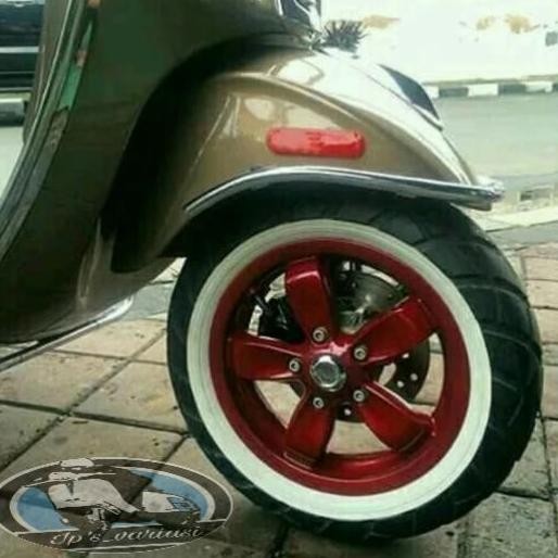 LIST BAN VESPA LX S PRIMAVERA SPRINT DAN GTS WHITE WALL VESPA MATIC