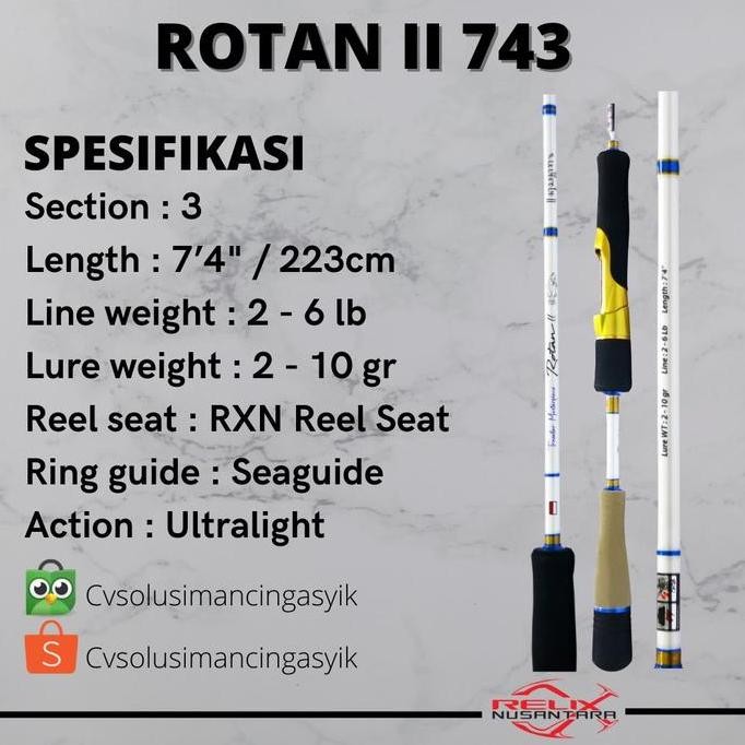 

Terlaris Joran Rotan Ii 743 Relix Nusantara