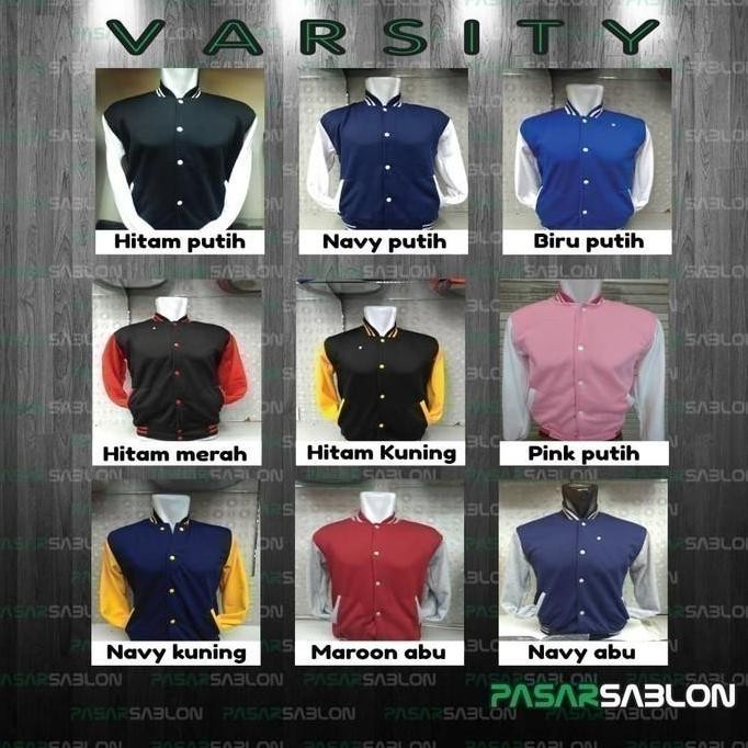 Promo Jaket Baseball Varsity Pokemon Pikachu Charizard Charmander Squirtle