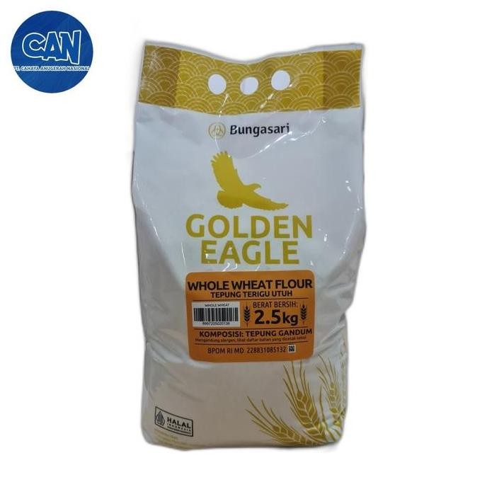 

Sale Whole Wheat Flour Golden Eagle 2.5Kg Tepung Gandum