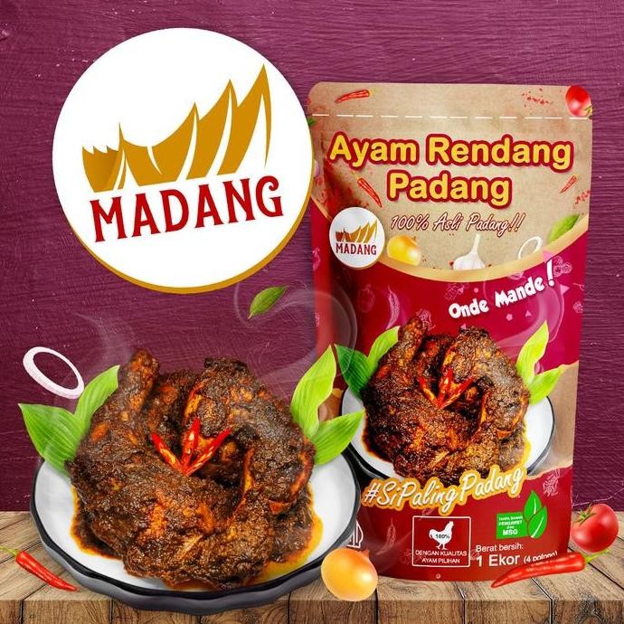 Ayam Bumbu Rendang Khas Padang / Rendang Ayam 1 Ekor LC