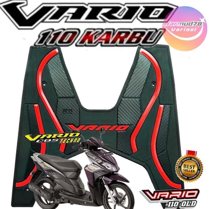 AKSESORIS VARIO 110 KARBU VARIASI VARIO 110 KARPET VARIO TECHNO KARBU