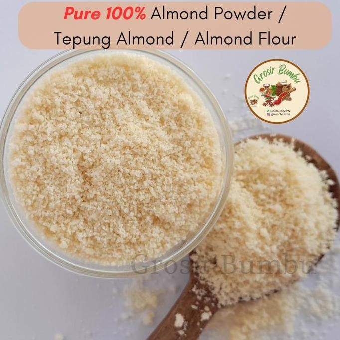 

Murah Ready Pure 100% Almond Powder 500Gram / Tepung Almond / Almond Flour