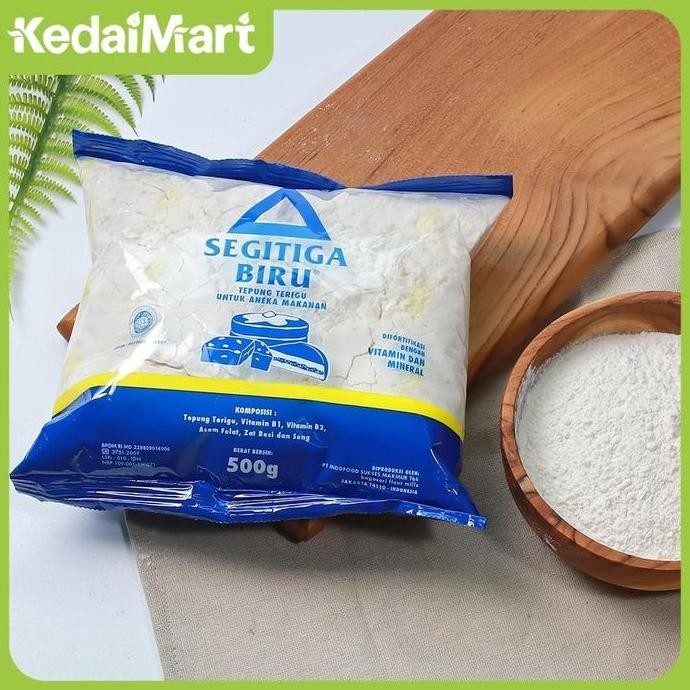 

Terlaris (Gift Not For Sale) - Tepung Terigu Segitiga Biru 500 Gram