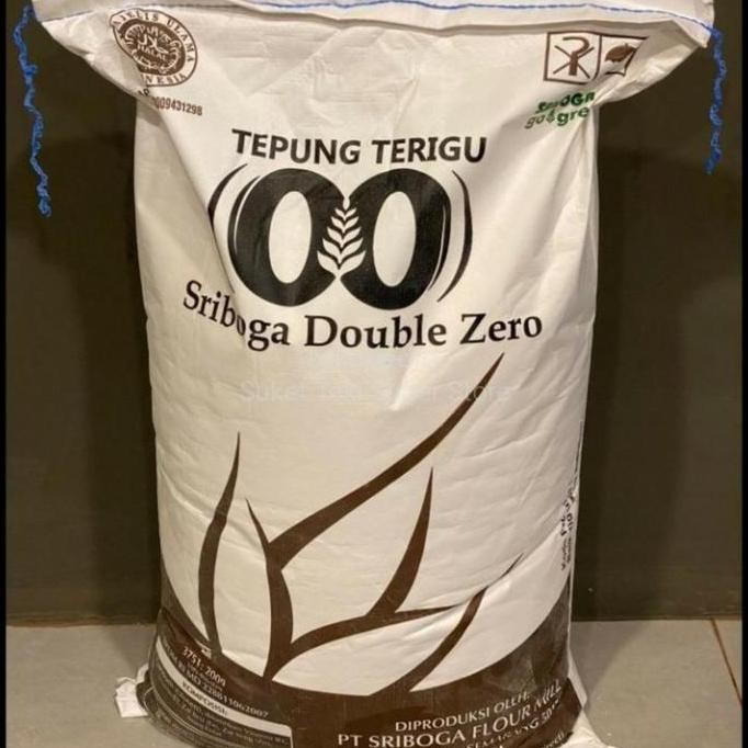 

Terlaris Tepung Terigu Sriboga Double Zero Protein Tinggi 25Kg Karung