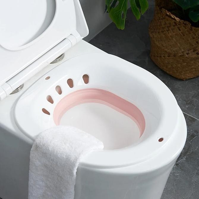 

Baskom sitz bath WC Kloset Perawatan Wasir Perineum Ibu Melahirkan H24