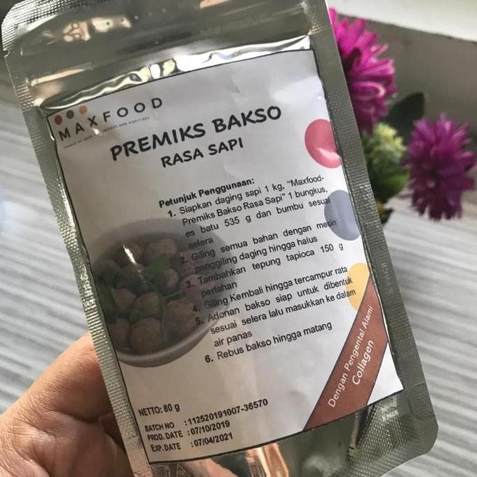 

Promo [Karton Isi 12 X 480Gr] Tepung Bakso Dengan Collagen - Pengenyal Bakso