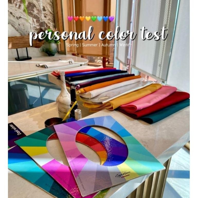 

Terlaris! Glow Up With Personal Color Test [ Readystock Instan Sameday ] Swatch Fan, Keychain, Season Autumn Spring Winter Summer Personal Color Test Personal Color Analysis Analisis Personal Color Card Personal Color Kit Color Analysis Color Anilisis