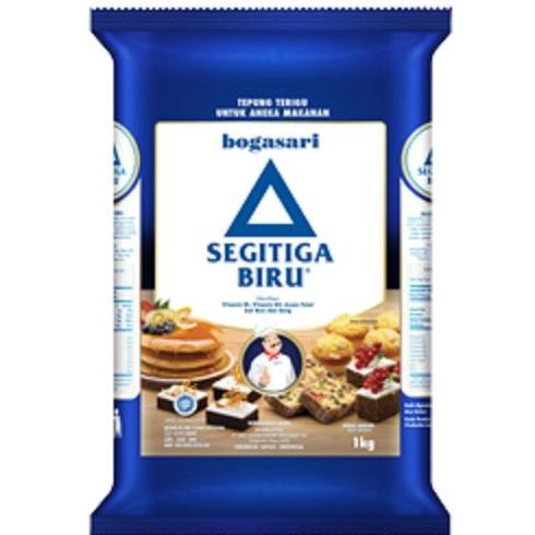 

Murah Tepung Terigu Segitiga Biru Premium 1 Kg, 1 Dus