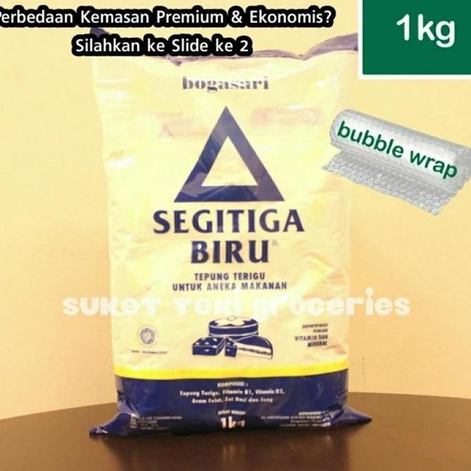 

Grosir Tepung Terigu Segitiga Biru 1 Kg Per Dus Isi 12 X 1Kg Gojek
