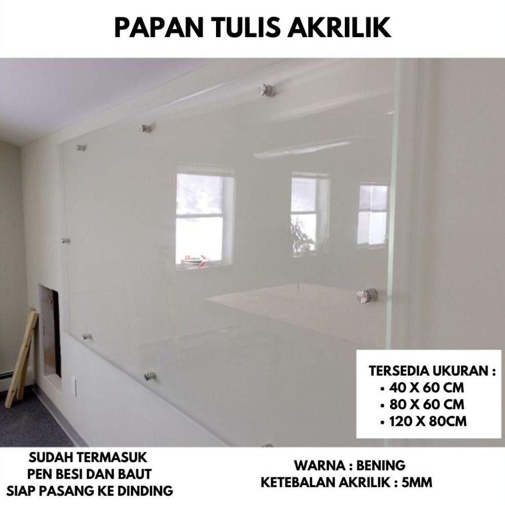 

Papan Tulis Akrilik Dry Erase / Acrylic Whiteboard