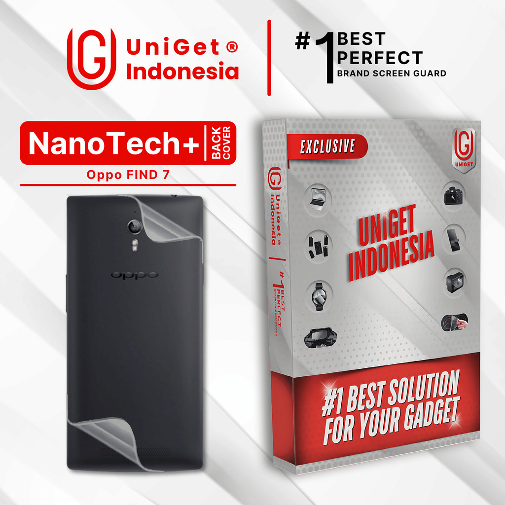 UniGet EPU BIO GENESIS Hydrogel for Oppo Find 7 / Back Cover Guard (Nanotech+ 100% Recycle) Premium 