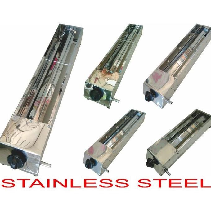 Kompor gas pemanggang bakaran sosis sate ikan ayam 26G Alat Panggangan Stainless
