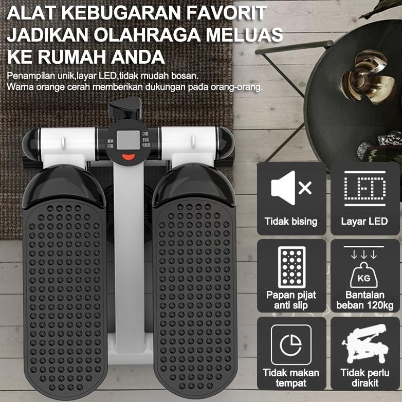 Ready Stepper Mini Peralatan Olahraga Fitnes / Mesin Berjalan Stepper Udara / Peralatan Fitnes Penur