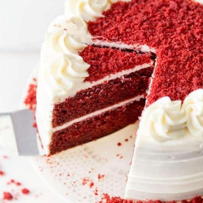

Terlaris Red Velvet Cake Tepung Premix Instant Siap Pakai 500 Gram