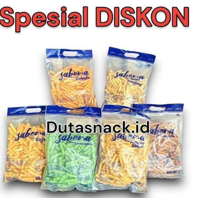 

Terlaris Exc Live 1 Karton Snack Sabenaa New Isi 6 Kantong Mix Rasa Bisa Cod ( New ) - Sabena Stickk
