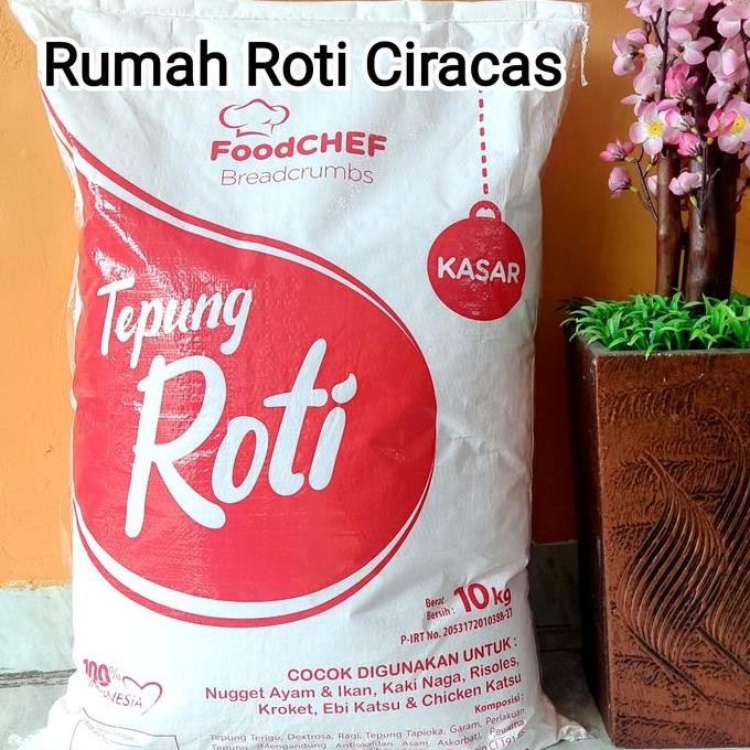 

Terlaris Tepung Roti Kasar Panir Panko Mix Breadcrumbs Goreng1 Karung 10Kg