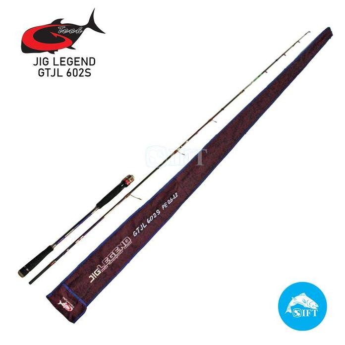 

Terlaris Joran Jigging G-Tech Jig Legend Pe 0.6-4 | Butt Join 180Cm 189Cm 195Cm | Laut Resmi Ift