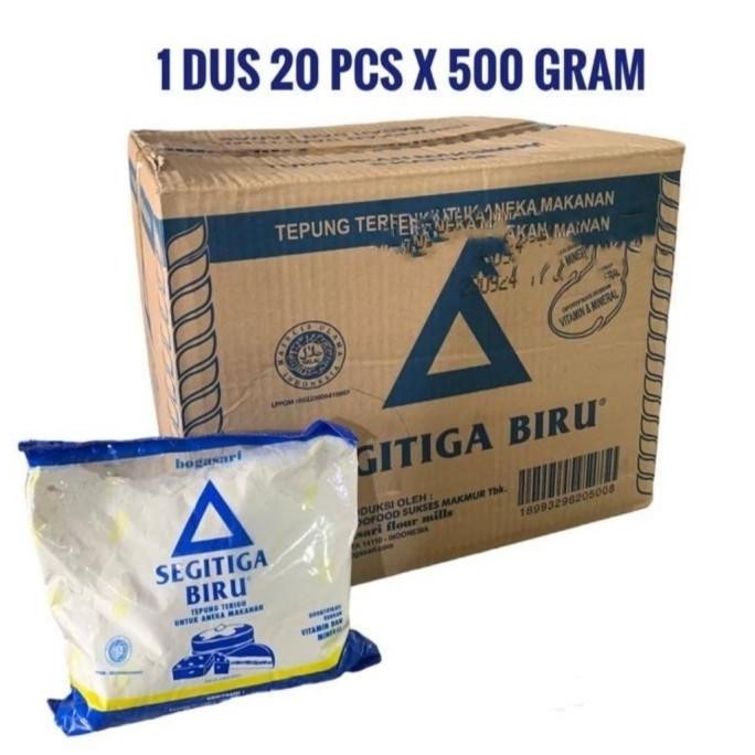 

Terlaris Tepung Terigu Segitiga Biru 500Gr 1 Dus (Isi 20 Pcs)