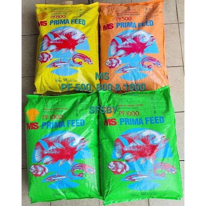 Terlaris Gosend 1 Karung Prima Feed Ms Pf 1000 800 500 200 100 128 0 1 Sak 10Kg