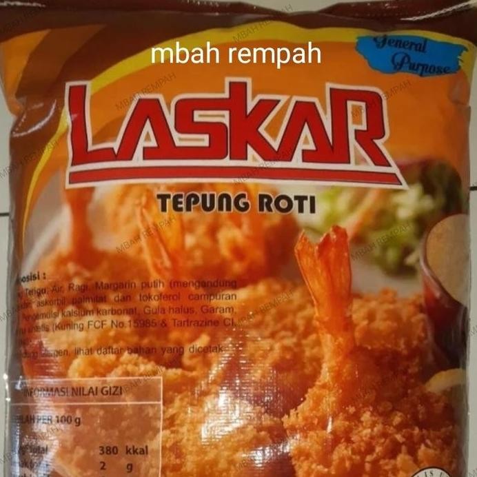 

Terlaris Tepung Roti Kasar Panir Panko Merk Laskar 10 Kg