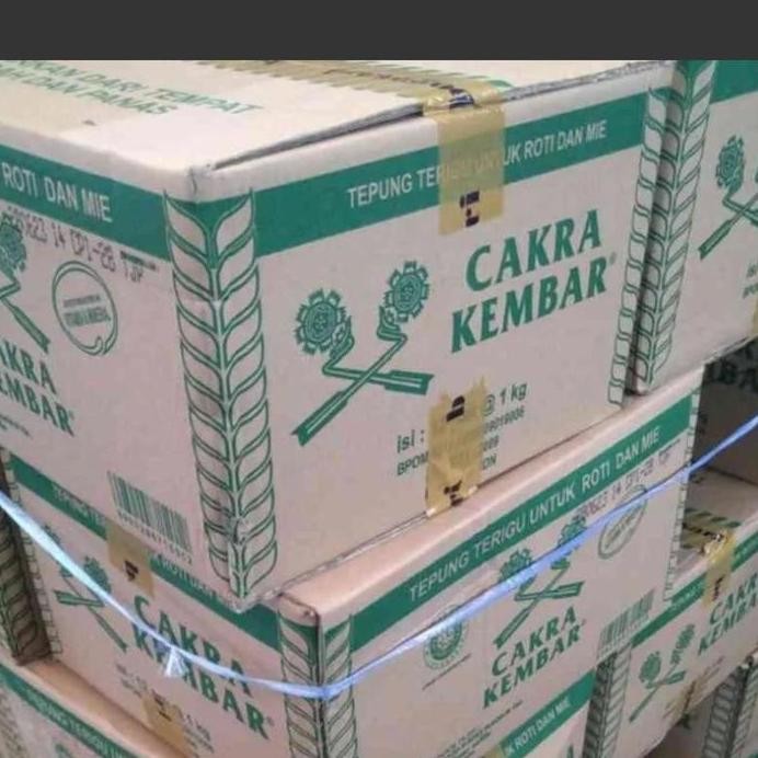 

Terlaris Terigu Cakra Ekonomis 1Kg X 12Pcs Per Dus