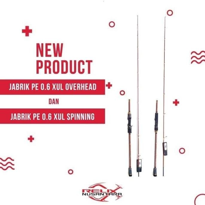 

Terlaris Joran Jabrik Relix Nusantara 0.6 Xul Ultralight Jigging