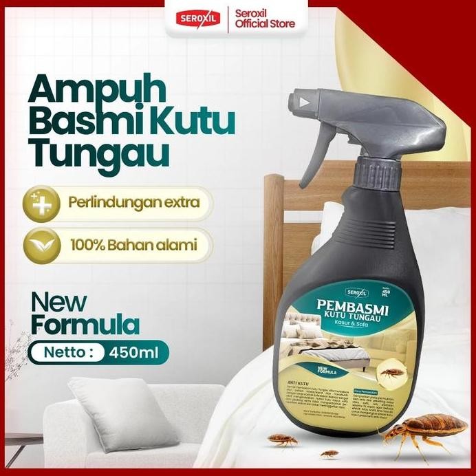 

Terlaris Semprotan Obat Anti Tungau Kutu Kasur & Sofa Ampuh 450Ml [Seroxil]