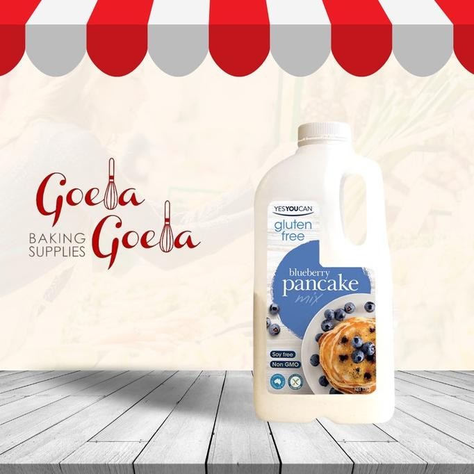 

Terlaris Pancake / Tepung Pancake Blueberry Yes You Can / Gluten Free