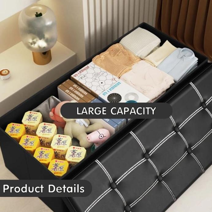 

Terlaris Storage Bangku Sofa Paling Praktis-Sofa Box Minimalis Penyimpanan Rumah-Storage Box-Bangku Penyimpanan Dapat Dilipat Box Container-Multifungsi Sofa Container Bantalan Beban Yang Kuat