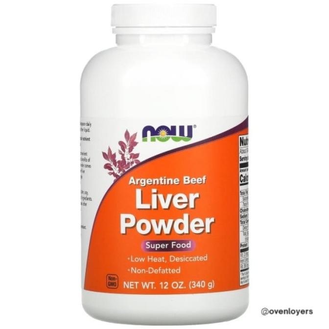

Now Argentine Beef Liver Powder 340 G