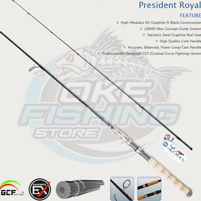 

Terlaris Rod - Joran Lemax Royal President Rps 56M2