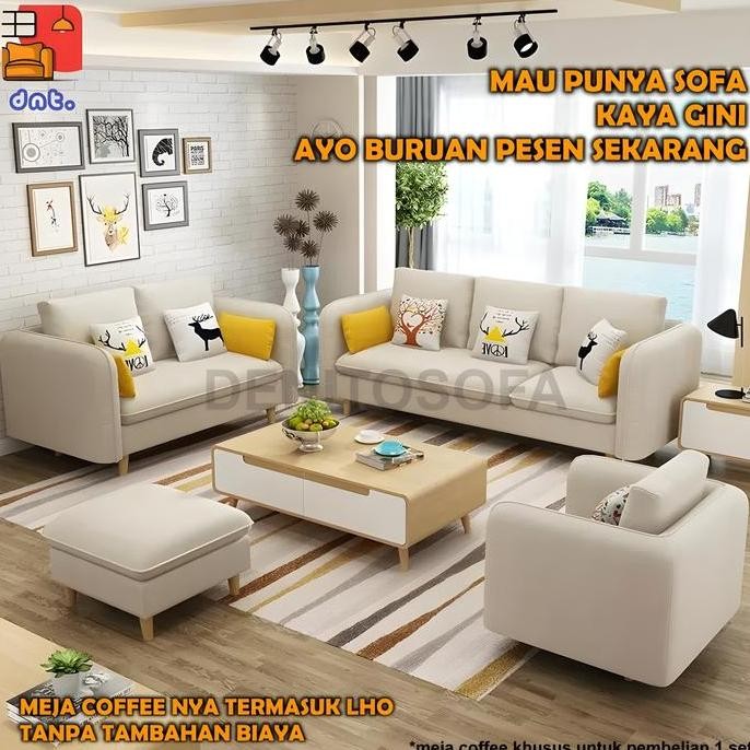Terlaris Sofa Minimalis 321/Sofa 321/Sofa Ruang Tamu/Kursi Tamu/Kursi Jati