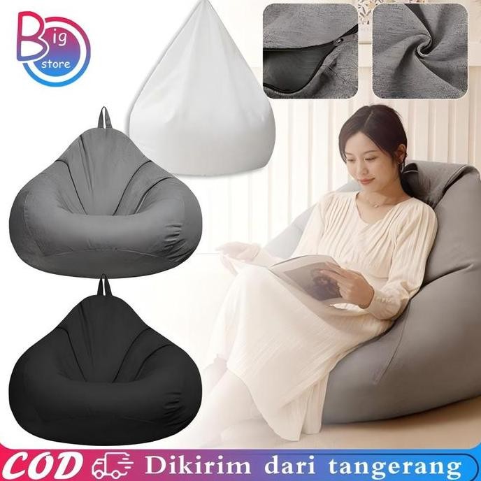 Terlaris Cover Sofa Bean Bag 100X120Cm Sarung Bean Bag Bean Bag Cover Only Beanbag Cover Bag Jumbo B