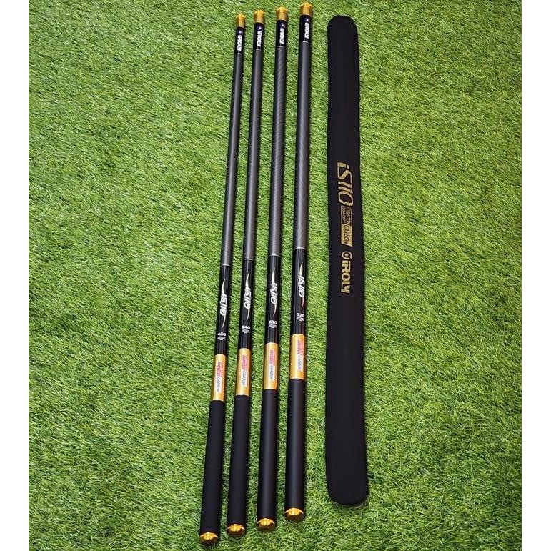

Terlaris Joran Tegek Pole Carbon Iroly Is110 Dragon Carbon Concpet 450-720Cm
