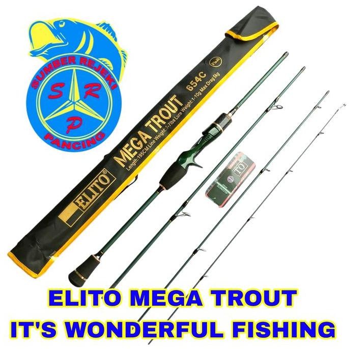 

Terlaris Joran Travel Rod Elito Mega Trout Fuji 604C, 654C